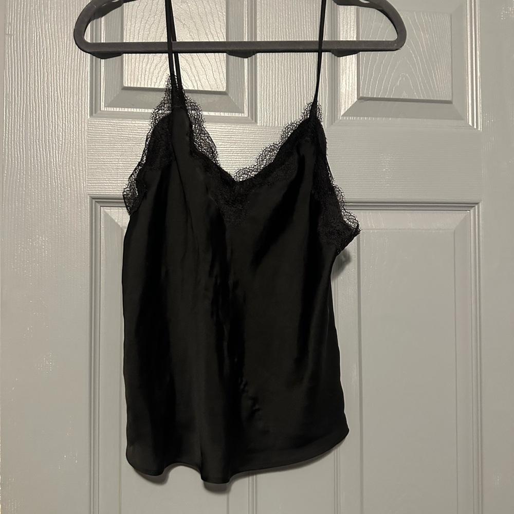 Victoria's Secret Black Lace Trim Cami